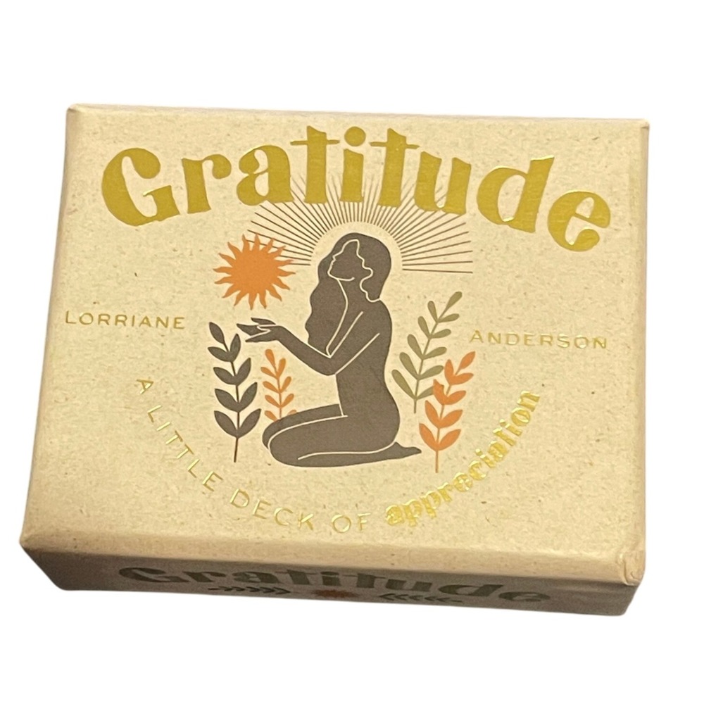 Lorriane Anderson Gratitude A Little Deck of Appreciation‎ Cards 40 Count